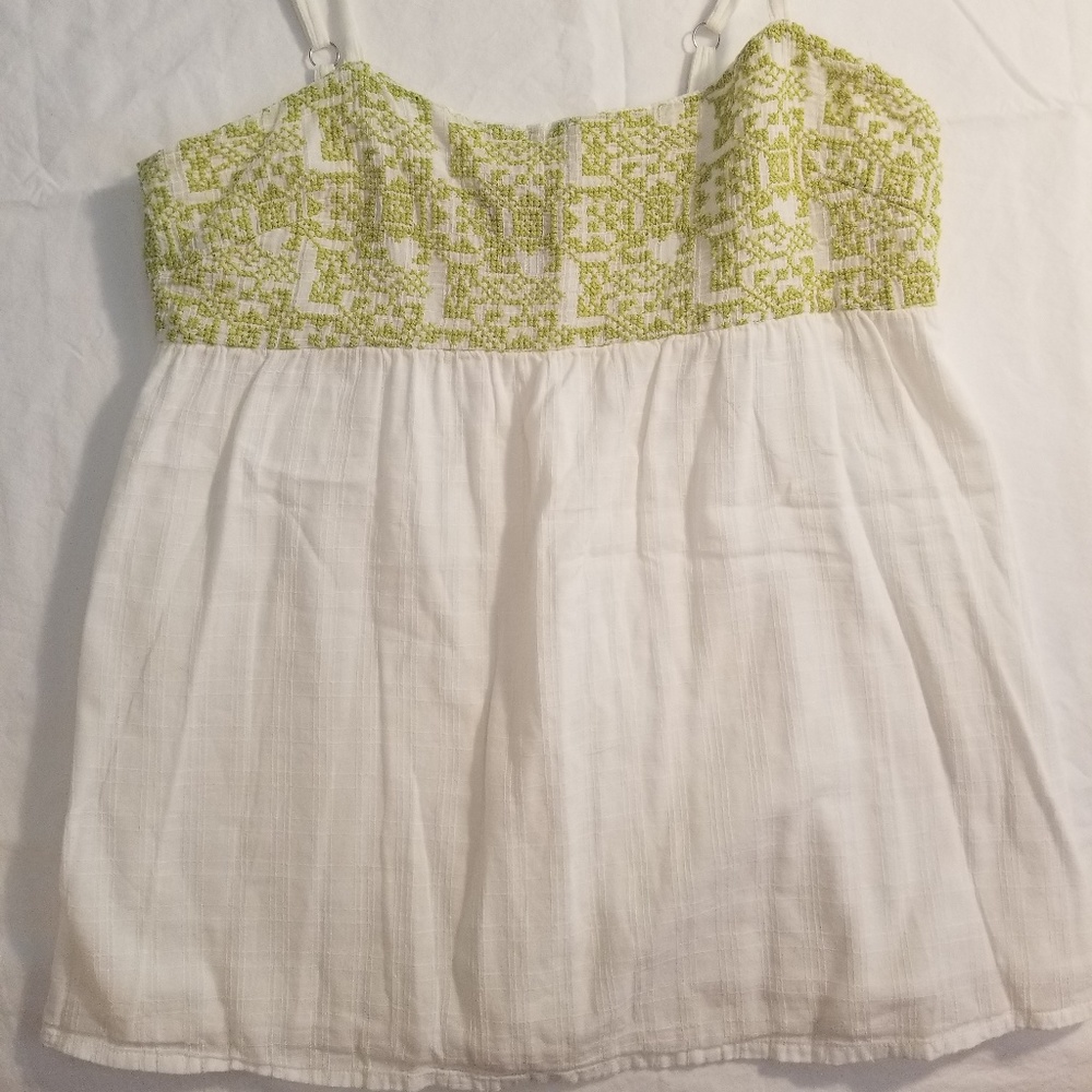 Embroidered tank top